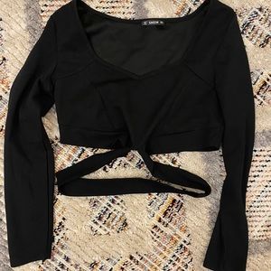 Black Crop Top